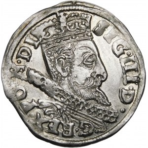Sigismund III. Vasa, Trojak 1599, Bydgoszcz - Lewart im Schild