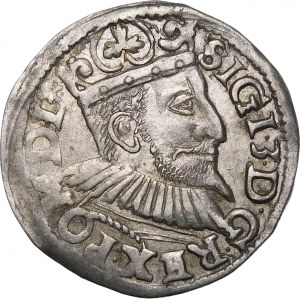Sigismund III. Wasa, Trojak 1595, Wschowa - Lilie, Haken