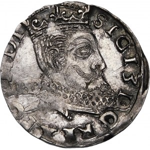 Zygmunt III Waza, Trojak 1598, Wschowa – kwiatek, I-F