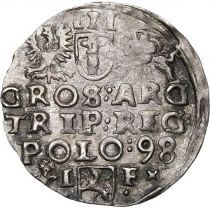 Sigismund III. Wasa, Trojak 1598, Wschowa - Blume, I-F