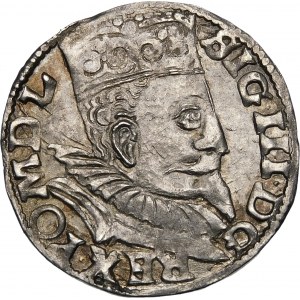 Sigismund III Vasa, Trojak 1599, Wschowa - fan orifice, lily - undescribed