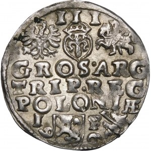 Sigismund III. Vasa, Trojak 1596, Lublin - Lewart teilt das Datum