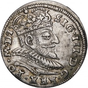 Zygmunt III Waza, Trojak 1590, Wilno – błąd, M D I – nieopisany