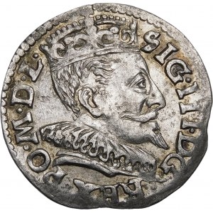 Zygmunt III Waza, Trojak 1593, Wilno – Chalecki dzieli datę
