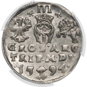 Zikmund III Vasa, Trojka 1594, Vilnius - Chalecki rozděluje datum - rozety