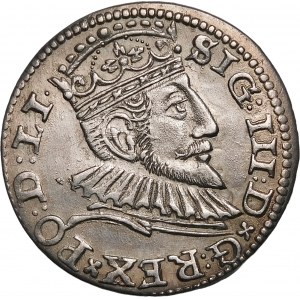 Zygmunt III Waza, Trojak 1592, Ryga – LI ∙ – rzadszy i piękny