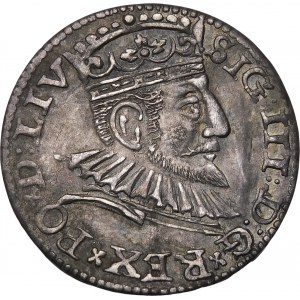 Zygmunt III Waza, Trojak 1592, Ryga – LIV – rzadszy