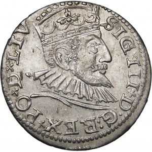 Zygmunt III Waza, Trojak 1593, Ryga – LIV – wariant