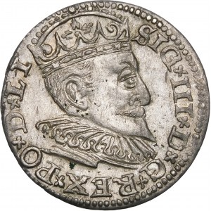 Sigismund III. Vasa, Trojak 1594, Riga - LI - Kreuze