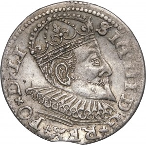 Zygmunt III Waza, Trojak 1594, Ryga – LI – krzyżyki i kropki