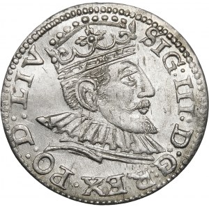 Zygmunt III Waza, Trojak 1594, Ryga – LIV – rzadsza