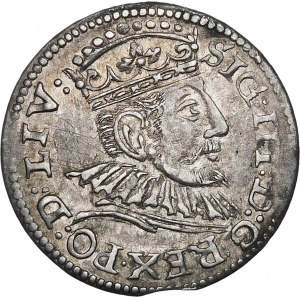 Zygmunt III Waza, Trojak 1594, Ryga – LIV : – wariant