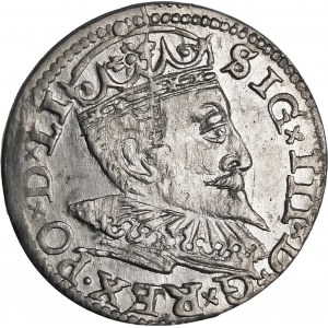 Zygmunt III Waza, Trojak 1597, Ryga – D x LI – wariant