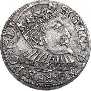 Sigismund III. Vasa, Trojak 1597, Riga - D : LI