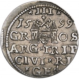 Sigismund III. Vasa, Troika 1599, Riga