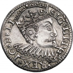 Sigismund III Vasa, Trojak 1600, Riga - D G - rarer