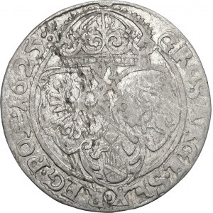 Zygmunt III Waza, Sixpence 1625, Krakau - Półkozic, POLO