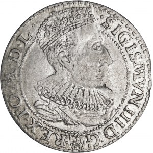 Sigismund III Vasa, Sixpence 1596, Malbork - small head