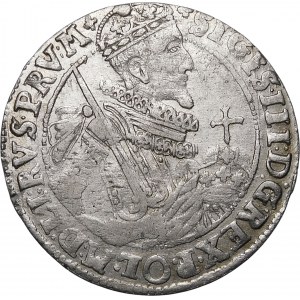 Zygmunt III Waza, Ort 1623, Bydgoszcz – PRV M – korona bez krzyżyków