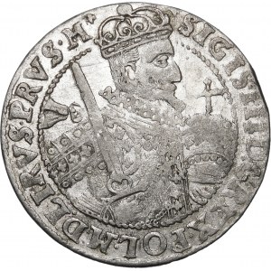 Žigmund III Vasa, Ort 1623, Bydgoszcz - PRVS M - dvojité špirály