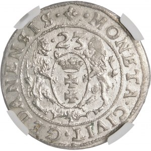 Sigismund III Vasa, Ort 1623, Danzig - abgekürztes Datum, PR