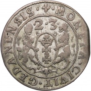 Sigismund III Vasa, Ort 1623, Danzig - abgekürztes Datum, PRV