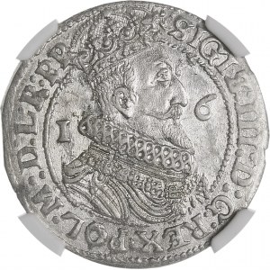 Sigismund III. Vasa, Ort 1624/3, Danzig - durchgestochenes Datum, PR