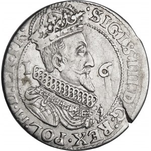 Zygmunt III Waza, Ort 1624/3, Gdańsk – przebita data, PR – wariant