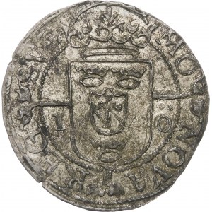 Sigismund III Vasa, 1 öre 1596, Stockholm - selten
