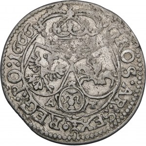 Johannes II. Kasimir, Sechster von 1666 AT, Krakau - ungewöhnliches Porträt