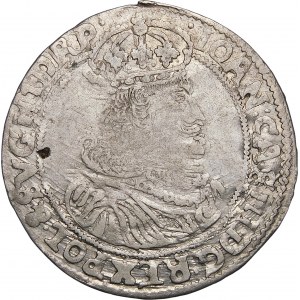 John II Casimir, Ort 1653 AT, Poznań - straight shields