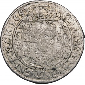 John II Casimir, Ort 1653 AT, Poznań - straight shields