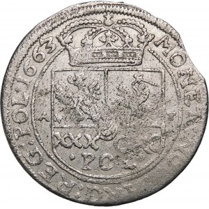 Johannes II. Kasimir, Tymf 1663 AT, Krakau - SALVS