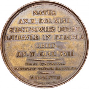 Thaddeus Kosciuszko medal of 1818 - series of famous men of the world
