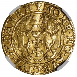 Sigismund II Augustus, Dukat 1554, Danzig - selten