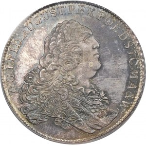 August III Sas, Thaler 1763 EDC, Lipsko - nádherný