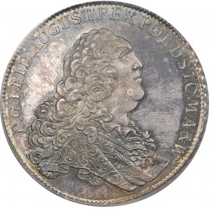 August III Sas, 1763 EDC thaler, Leipzig - exquisite