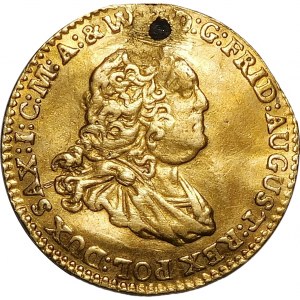 August III Sas, Ducat 1763 FWóF, Drážďany