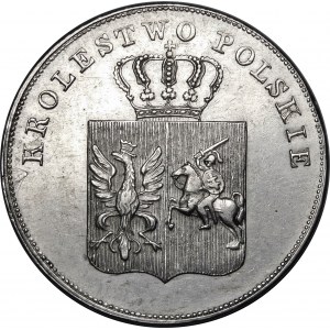 Powstanie Listopadowe, 5 złotych 1831 – bez kreski ułamkowej – piękne i b. rzadkie