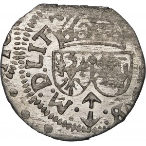 Zygmunt III Waza, Szeląg 1615, Wilno – trójlistek na rewersie