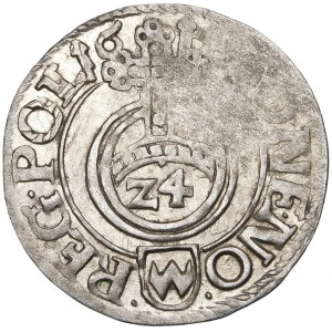 Sigismund III Waza, Half-track 1614, Bydgoszcz - full date 16-14 in the rim - rare