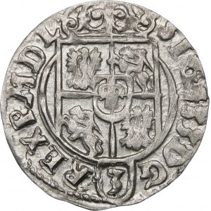 Sigismund III Vasa, Half-track 1624, Bydgoszcz - Saxon in decorative shield