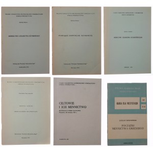 Biblioteczka numizmatyka - 6 sztuk - Starożytność