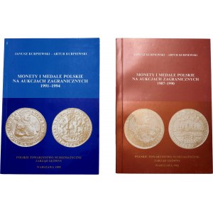 Kurpiewski Janusz, Kurpiewski Artur, Monety i medale polskie na aukcjach zagranicznych 1987-1990 oraz 1991-1994 – zestaw (szt. 2)
