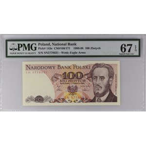 100 złotych 1986 seria SN