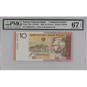 PLN 10, 2008 - 90th Anniversary of the Restoration of Independence