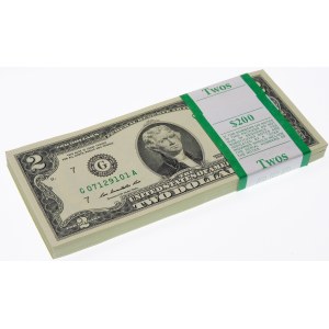 Bankpaket $2 2009 Serie G CHICAGO - 100 Stück