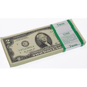 Bankpaket $2 2009 Serie G CHICAGO - 100 Stück