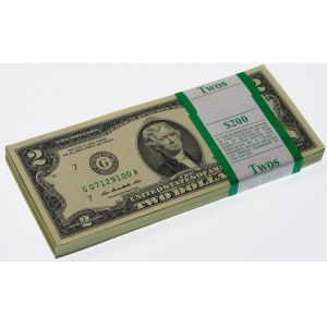 Bankpaket $2 2009 Serie G CHICAGO - 100 Stück