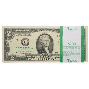 Bank Parcel $2 2009 series G CHICAGO - 100 pieces